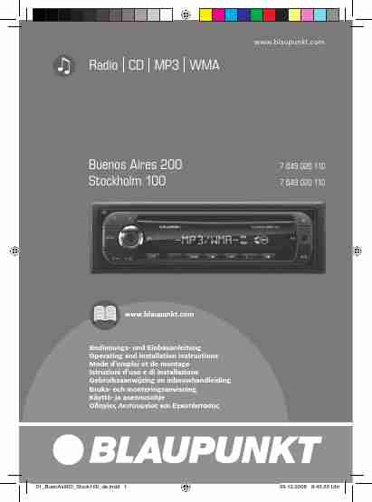 Blaupunkt Car Stereo System 7 649 020 110-page_pdf